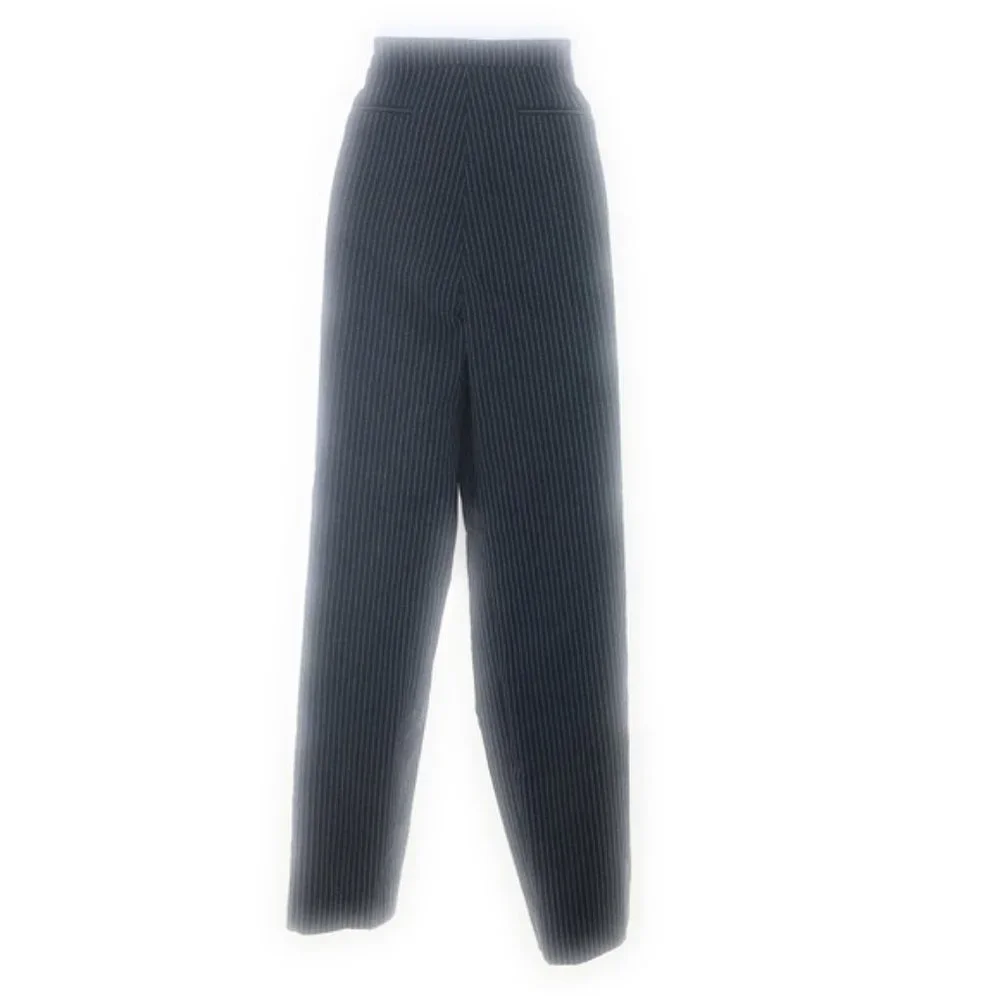 Charter Club Women Navy Blue Striped Slim-Leg Pull On Ankle Pants Size 12 NEW